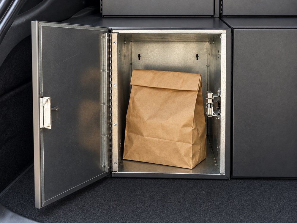S locker with an order inside